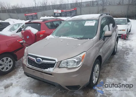 2014 Subaru Forester 2.5I Premium from USA, damaged, VIN JF2SJAEC0EH520210